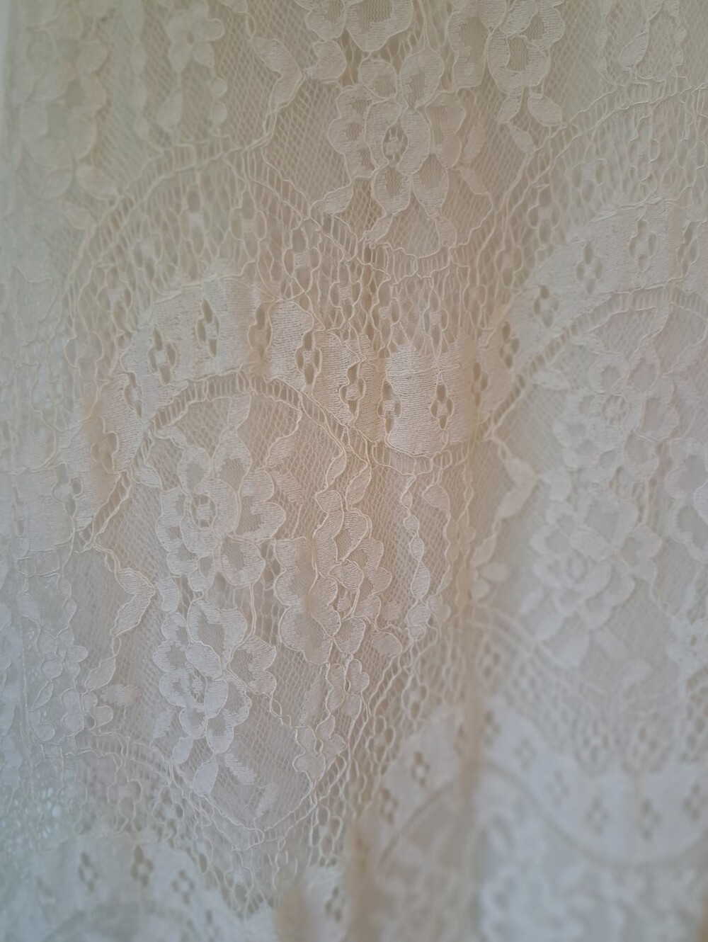 Hoighty Toity Boutique Lace Wrap Maxi Dress - Cream - Picture 3 of 7